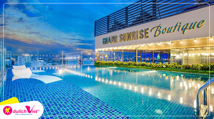 Combo Du lịch Đà Nẵng Khách sạn 4 Sao Grand Ocean Luxury Boutique Hotel từ Sài Gòn giá tốt 2022