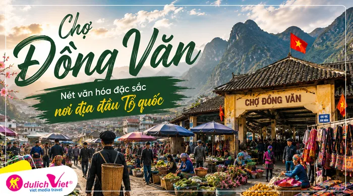 Chợ Đồng Văn, hòa mình vào không khí náo nức của bà con các dân tộc nơi đây.