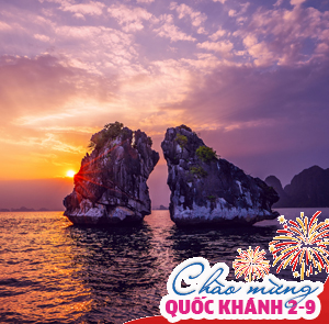 Du lịch Lễ 2/9 - Tour Vịnh Hạ Long - Hang Sửng Sốt - Đảo Tiptop từ Sài Gòn 2025