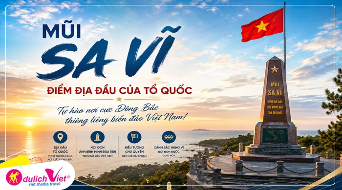 Tour Móng Cái tham quan mũi Sa Vĩ