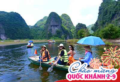 Du lịch Lễ 2/9 - Tour Du lịch Hà Nội - Chùa Tam Chúc - Ninh Bình - Tràng An từ Sài Gòn 2025