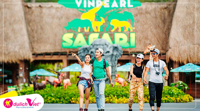 Du lịch Phú Quốc lễ 30/04 - Vinpear Land - Safari ngắm hoàng hôn tại Sunset Sanato từ Sài Gòn
