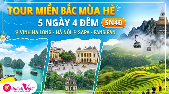 TOUR MIỀN BẮC MÙA HÈ 5N4Đ | VỊNH HẠ LONG - HÀ NỘI - SAPA - FANSIPAN | ĐẶC QUYỀN GIÁ SUN PHUQUOC AIRWAYS