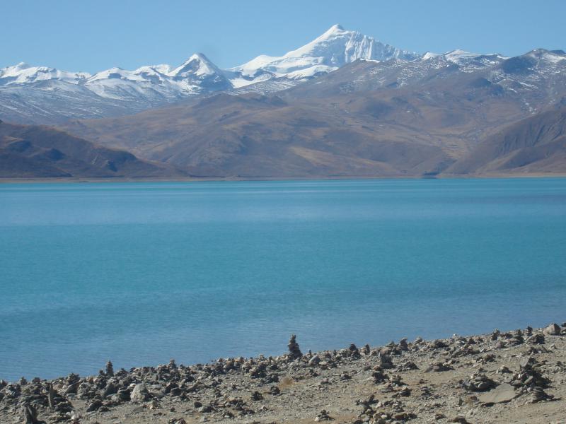 Hồ nước mặn Namtso - Tour du lịch Tây Tạng mùa thu