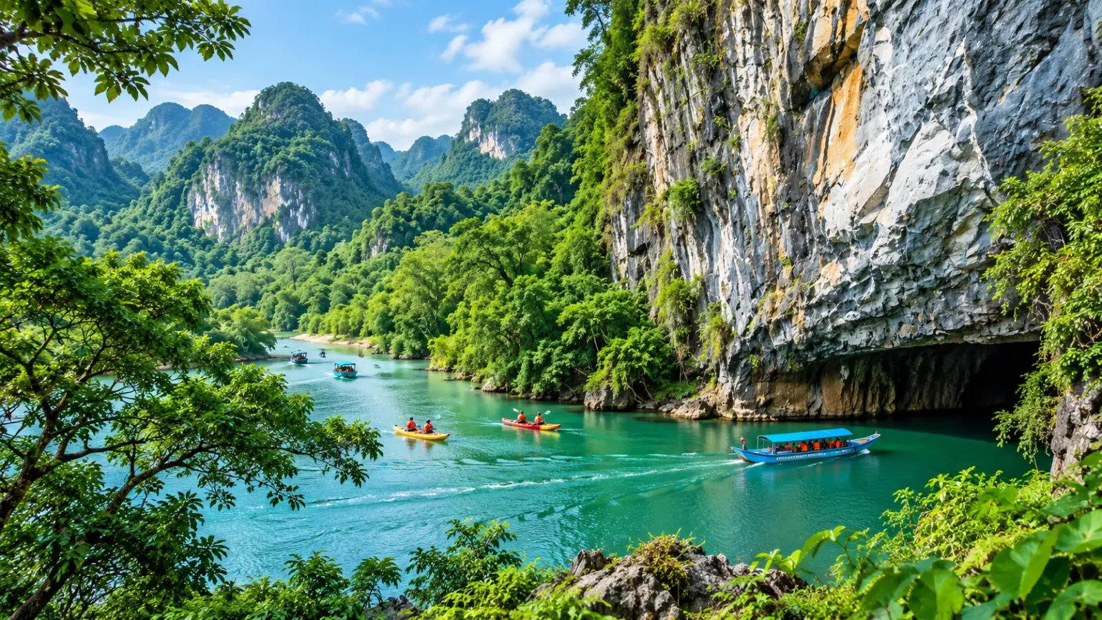 Ảnh minh họa các địa điểm du lịch tại khu vực Quảng Bình.