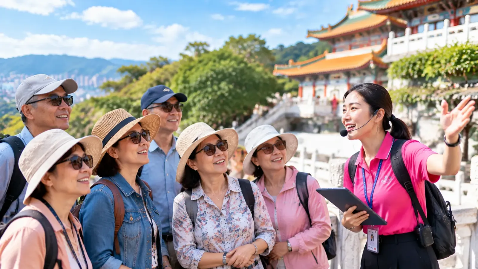 Ảnh tư liệu tour Đài Loan được đăng cùng nhận xét khách hàng