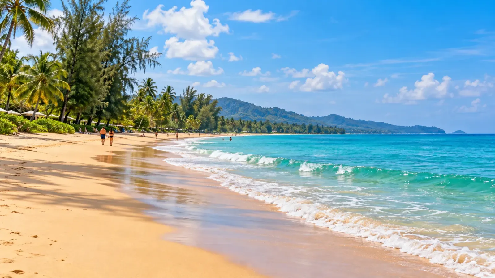 Bãi biển Khao Lak bên bờ biển Andaman của Thái Lan