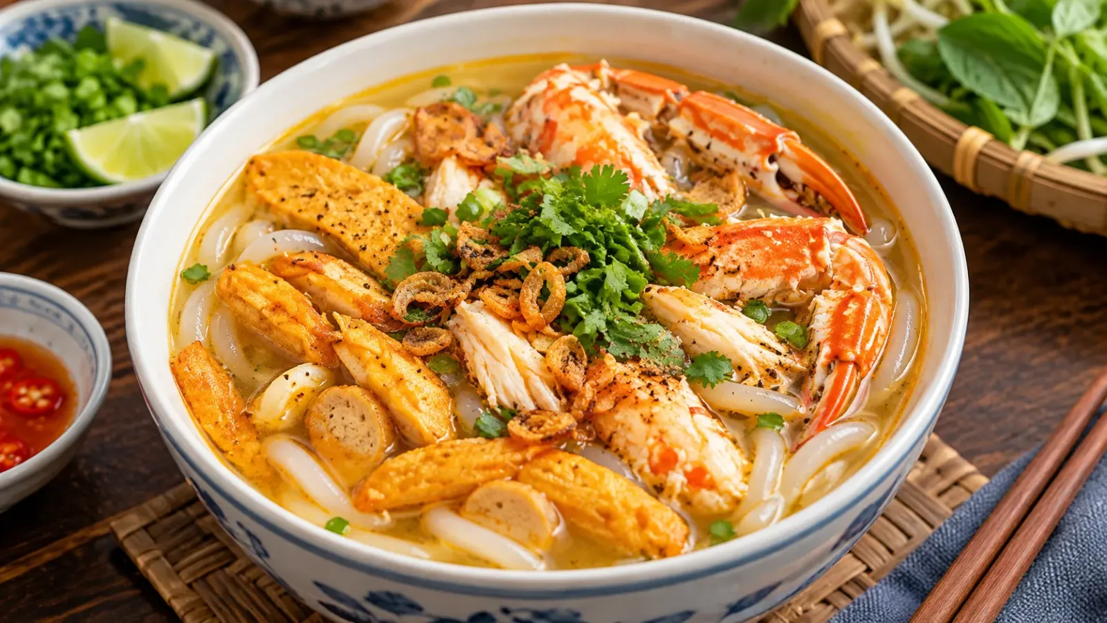 Tô bánh canh ghẹ tại Vũng Tàu