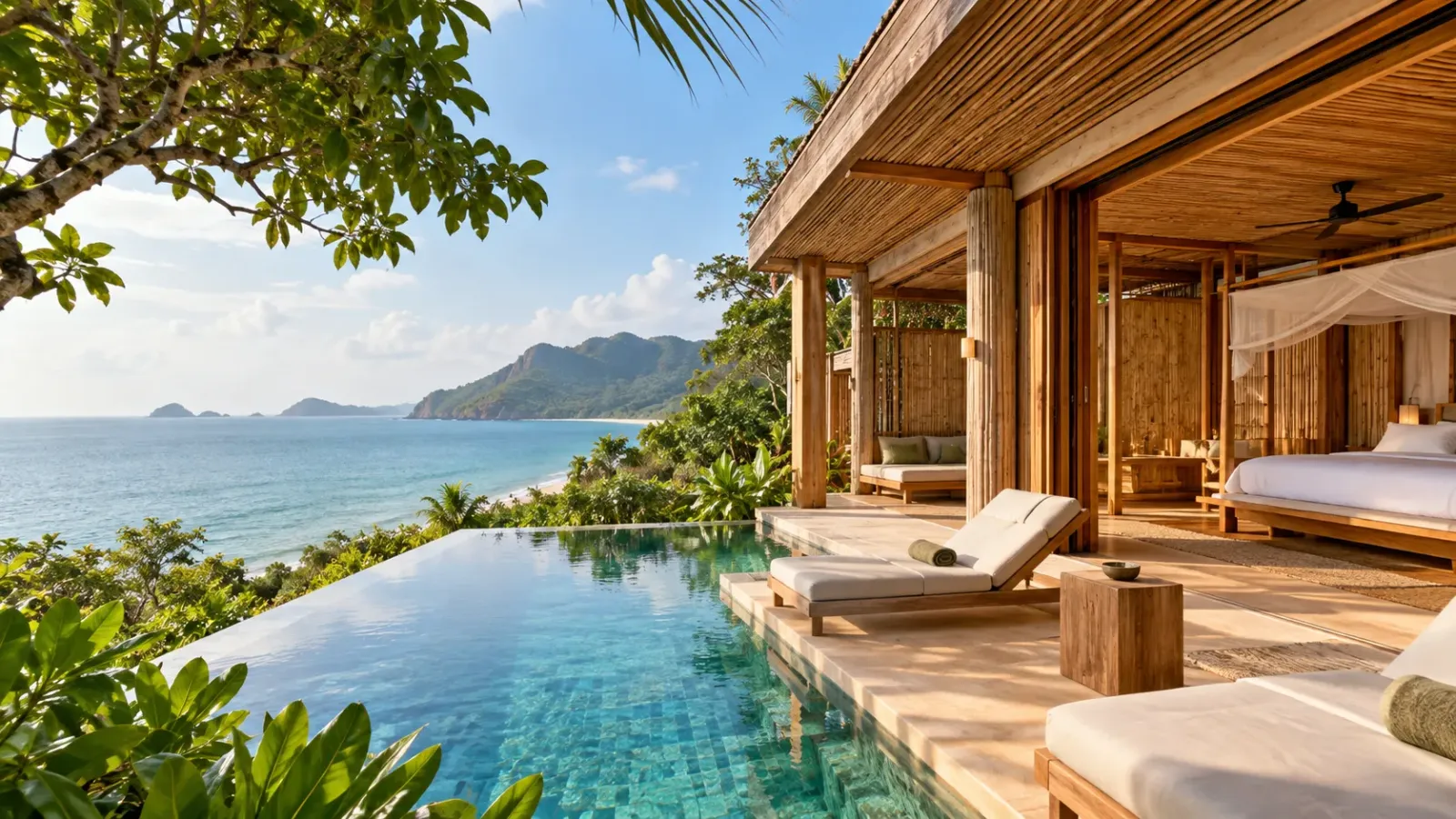 Biệt thự nghỉ dưỡng với hồ bơi riêng, kiến trúc gỗ và không gian hướng biển tại Six Senses Côn Đảo