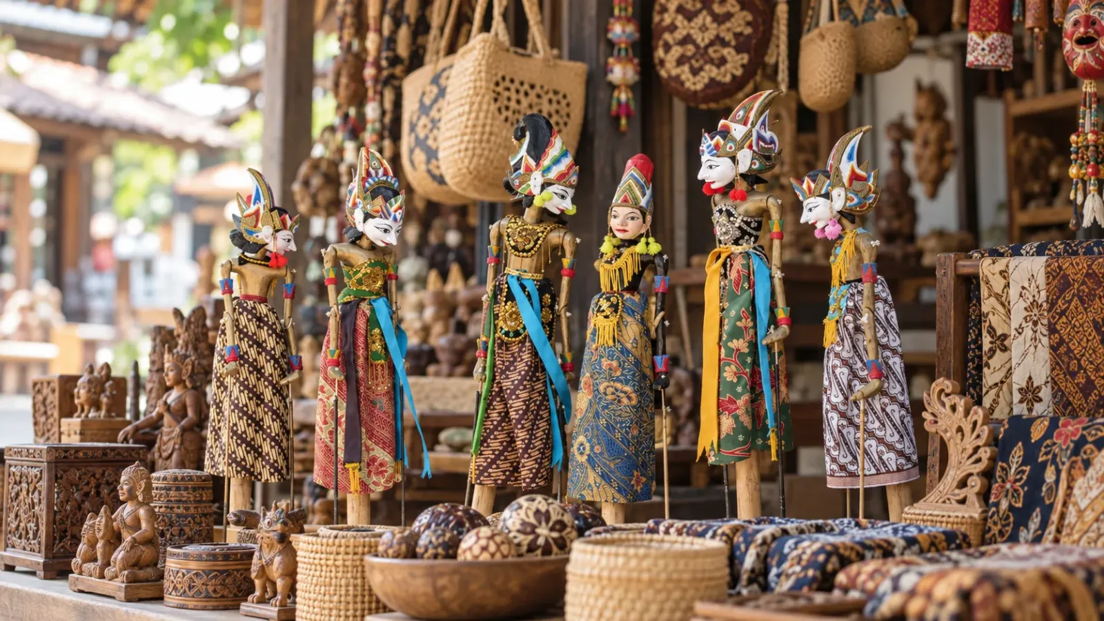 Các sản phẩm đồ thủ công mỹ nghệ Indonesia dùng làm quà lưu niệm
