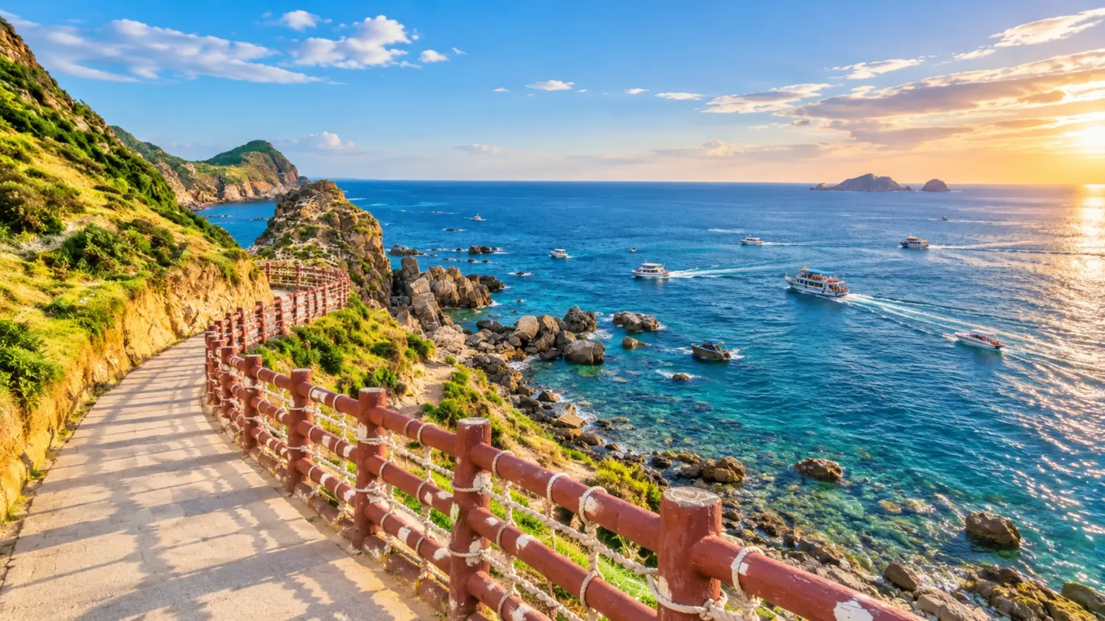 Cảnh quan Eo Gió tại khu vực Quy Nhơn Đông