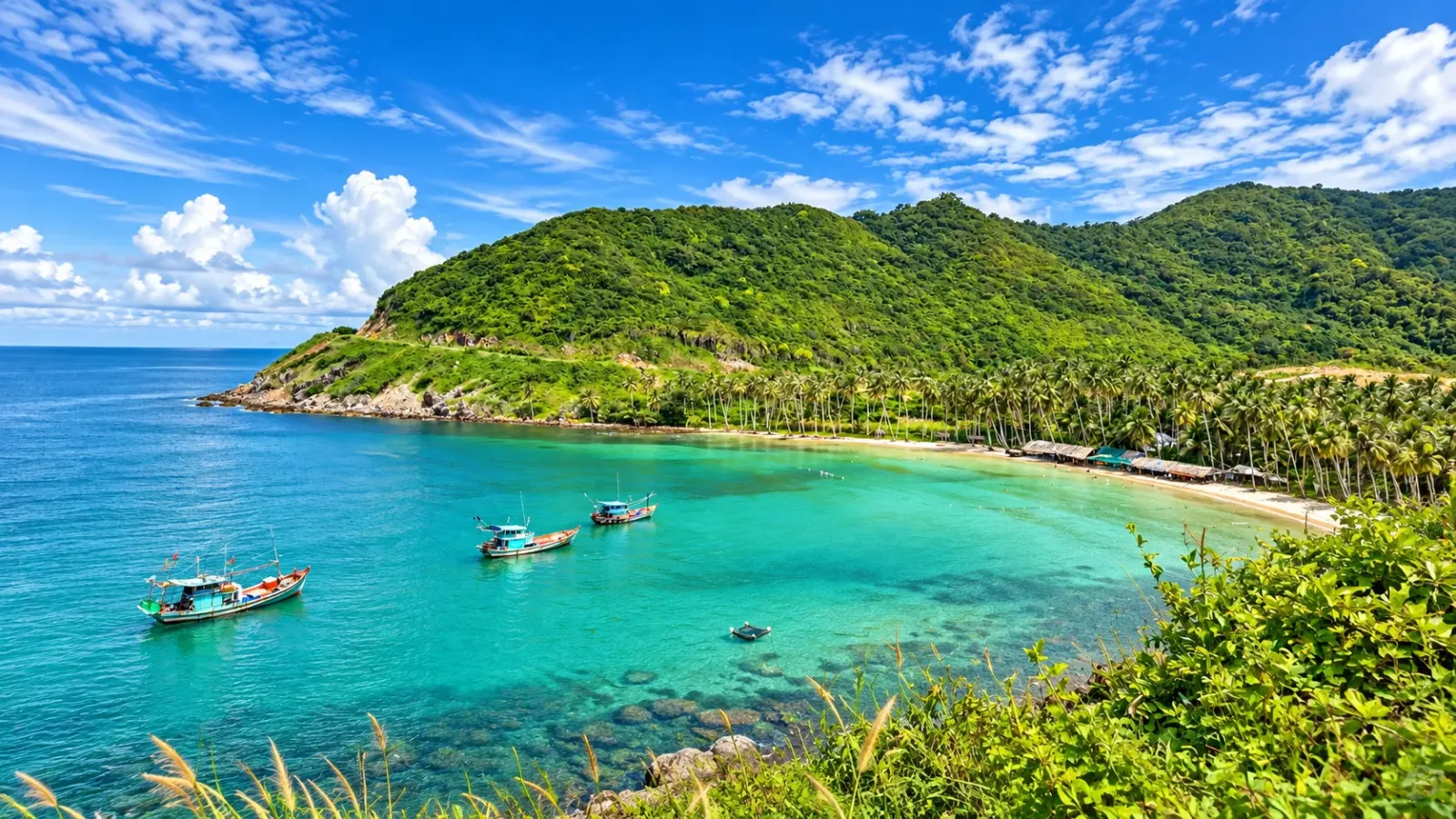Cảnh quan biển đảo tại quần đảo Nam Du