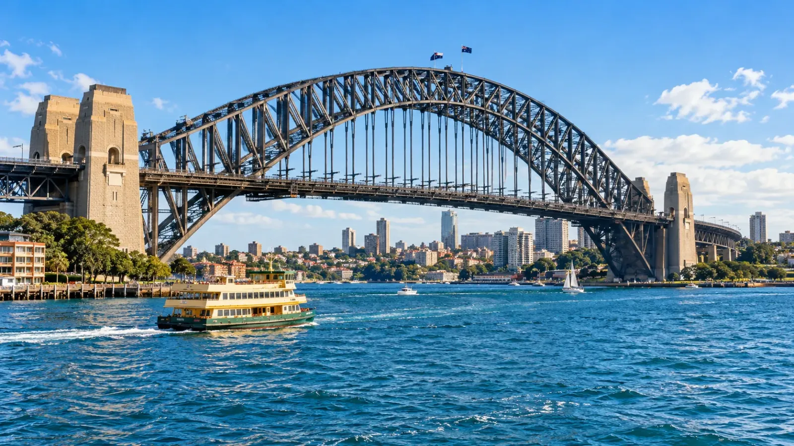 Cầu cảng Sydney tại Úc trong hành trình tham quan thành phố