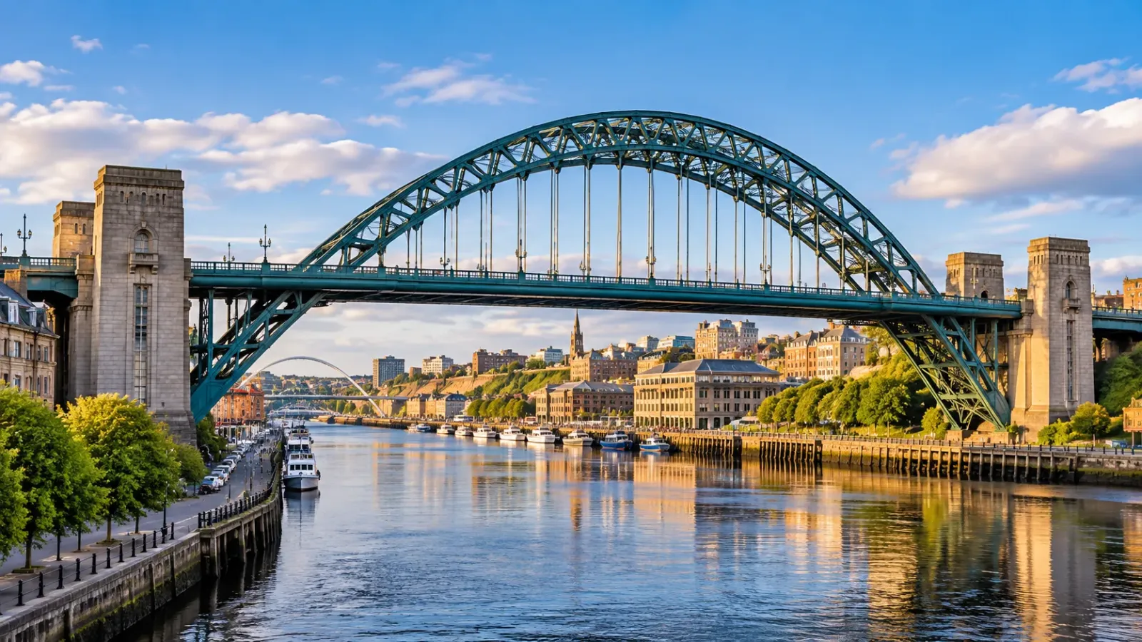 Cầu Tyne bắc qua sông Tyne tại thành phố Newcastle nước Anh