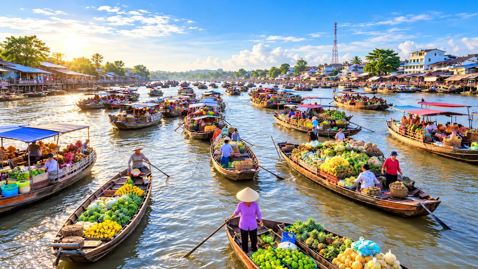 Chợ nổi Cần Thơ