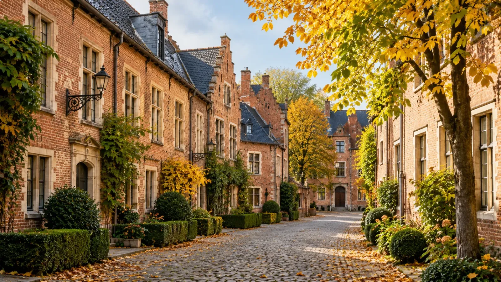 Nhà thờ Đức Bà Antwerp với tháp Gothic và các tòa nhà lịch sử tại Bỉ.