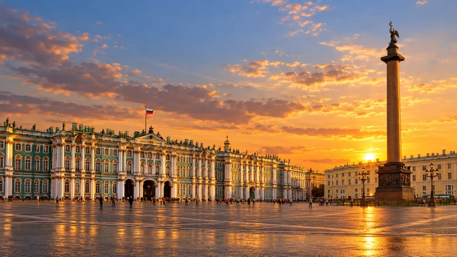 Cung điện Stroganov tại Saint Petersburg với kiến trúc Baroque