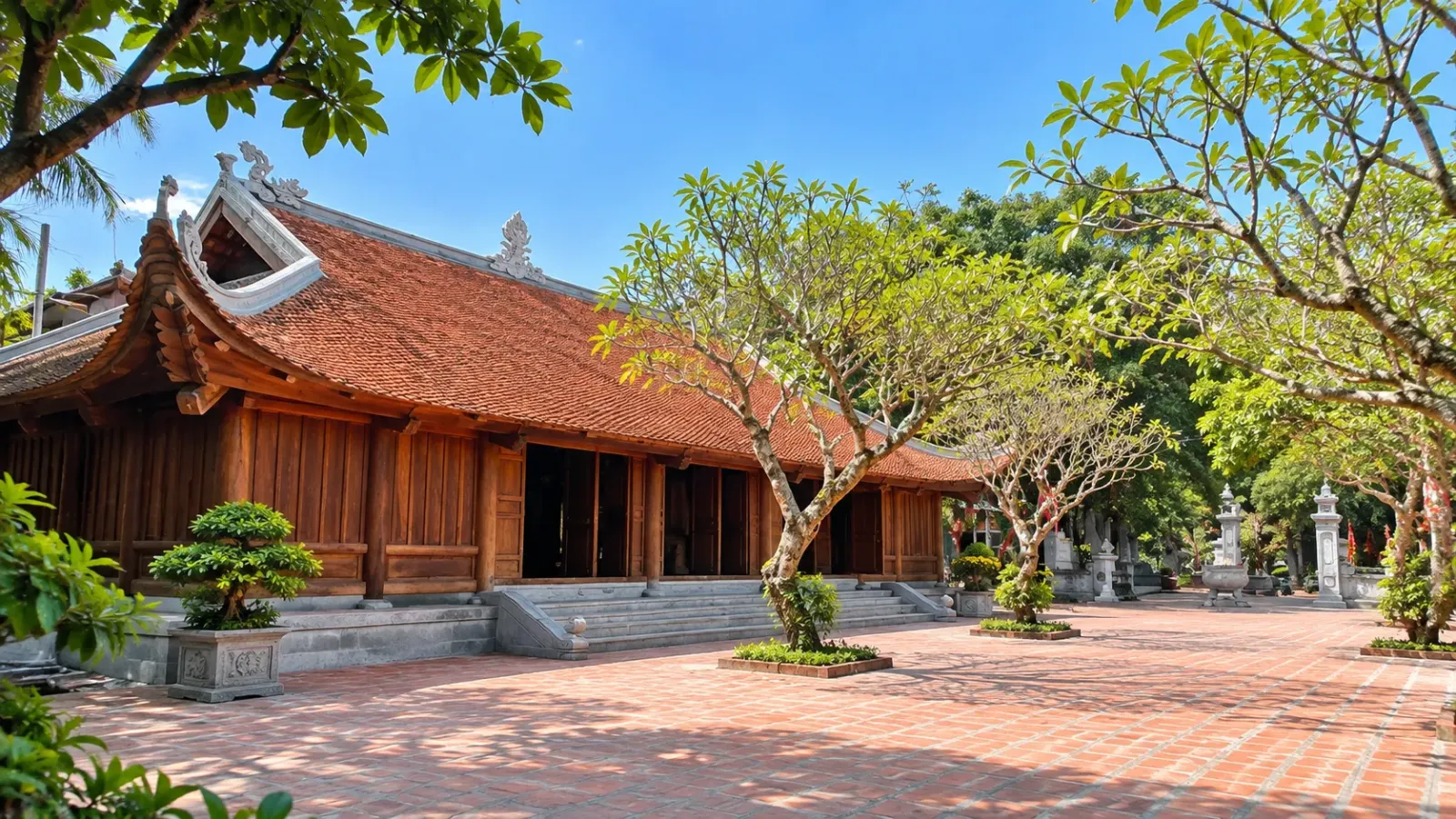 Đền thờ Tô Hiến Thành tại xã Hoằng Tiến tỉnh Thanh Hóa.