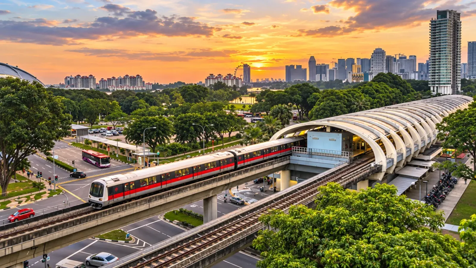 Du khách sử dụng MRT trong hành trình du lịch Singapore 5 ngày 4 đêm