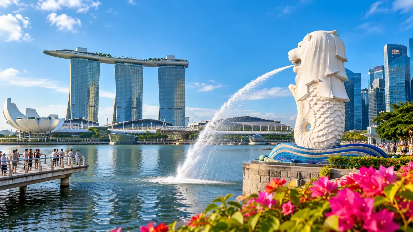 Hình ảnh minh họa cảnh quan du lịch tại Singapore
