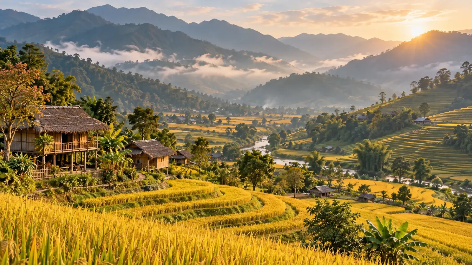Hình ảnh minh họa cảnh sắc Điện Biên trong hành trình du lịch mùa thu