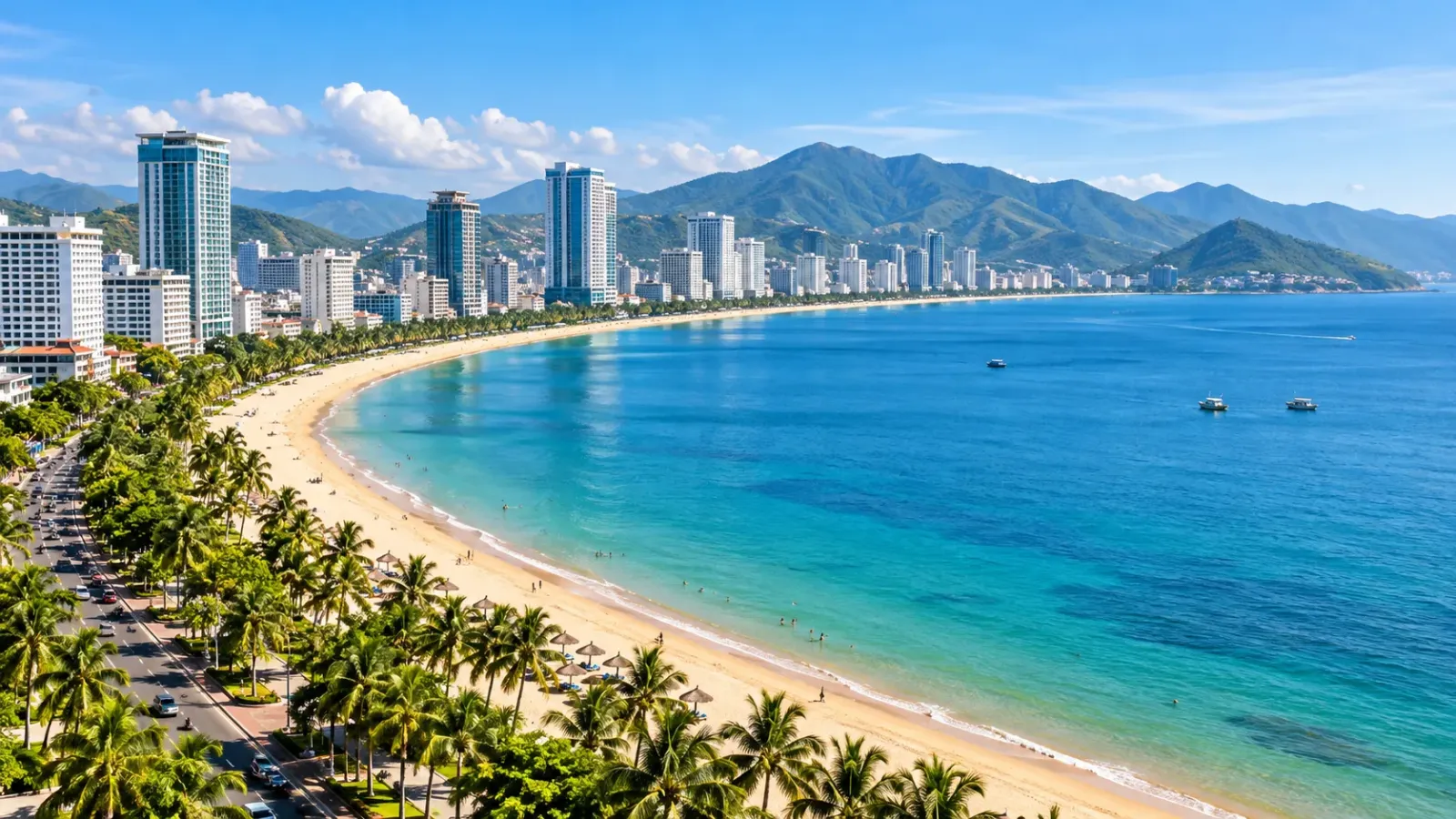 Hình ảnh minh họa chuyến du lịch Nha Trang tự túc và cảnh quan điểm đến