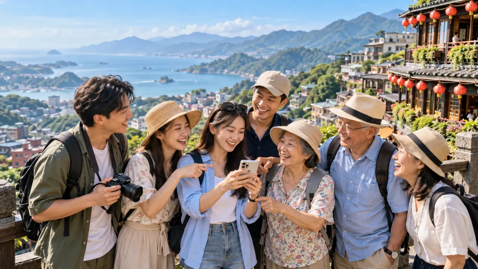 Hình ảnh thuộc bộ ảnh khách hàng tour Đài Loan năm 2025