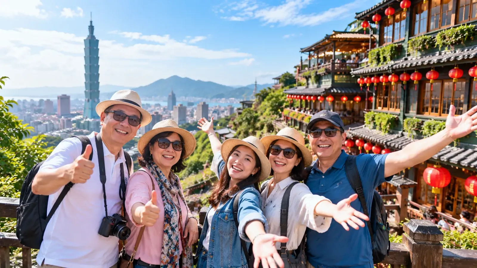 Hình ảnh trong bộ tư liệu cảm nhận khách hàng tour Đài Loan