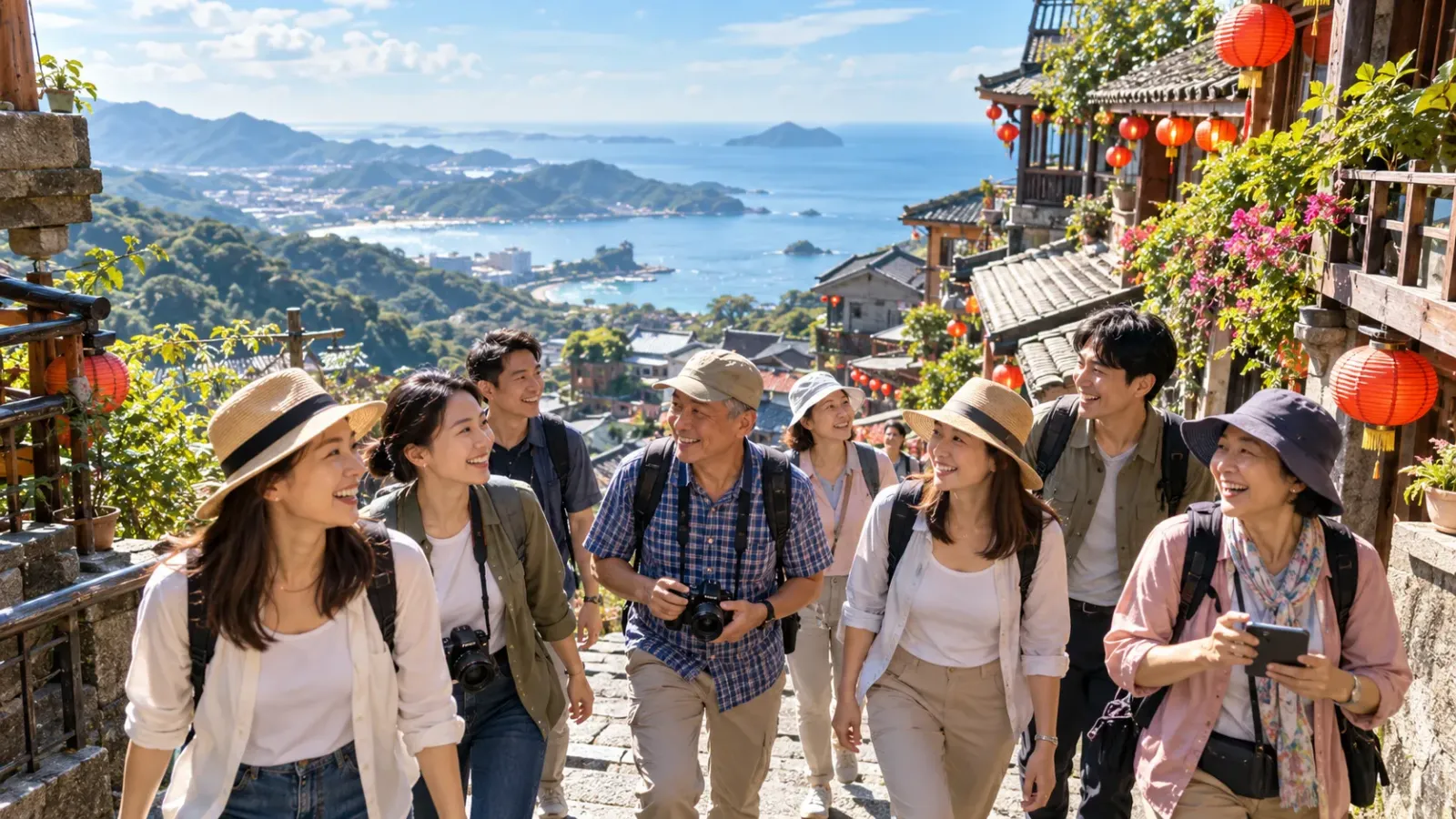 Hình ảnh trong bộ tư liệu khách đi tour Đài Loan theo đoàn