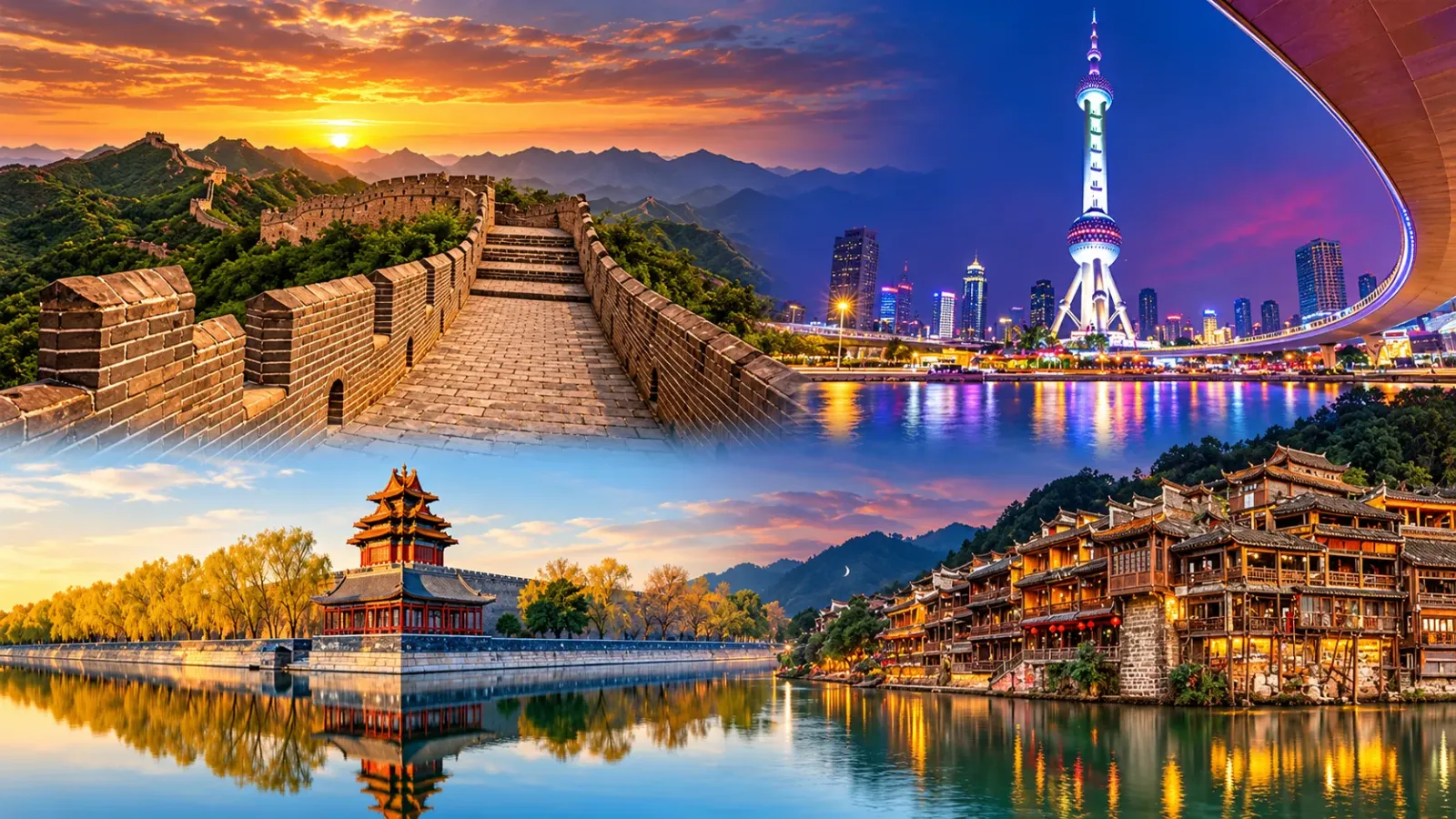 Hình minh họa cảnh quan trong chuyến du lịch Trung Quốc