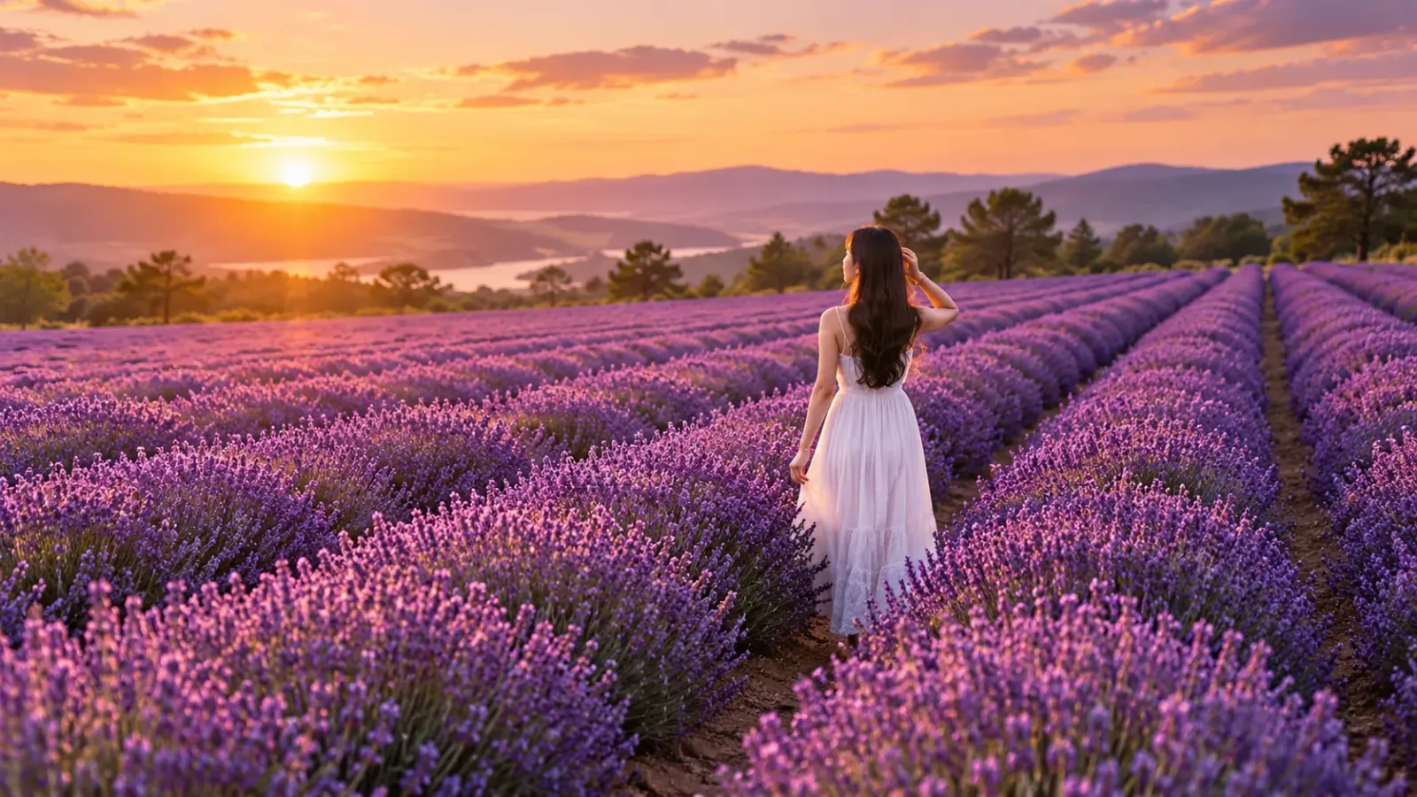 Hình minh họa được sử dụng cho nội dung tham quan vườn hoa Lavender