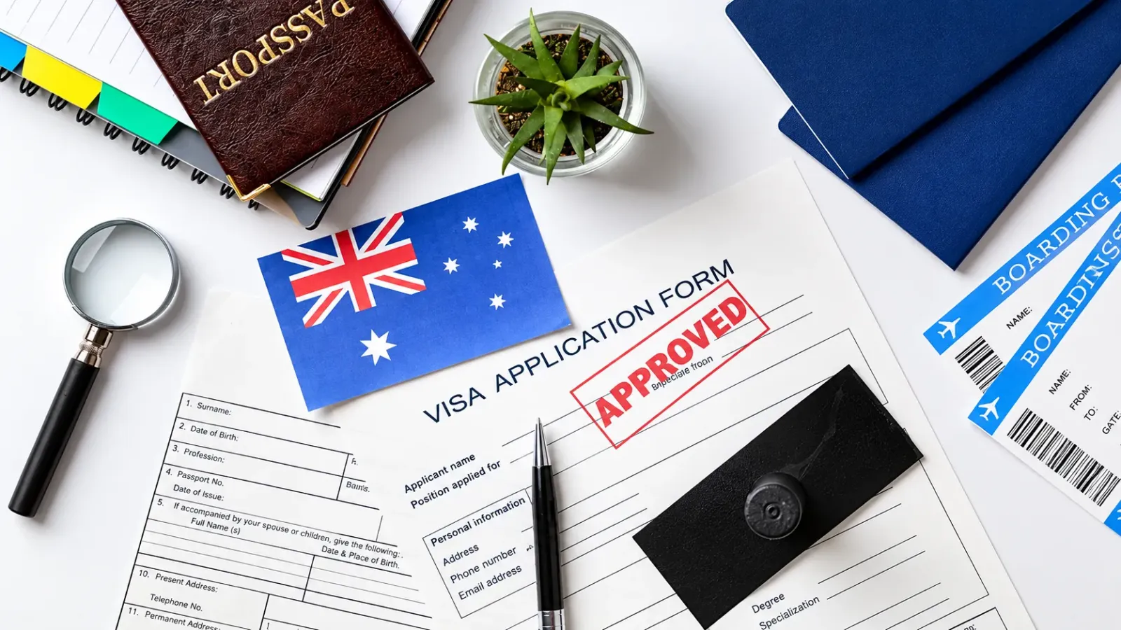 Hồ sơ giấy tờ chuẩn bị xin visa du lịch Úc