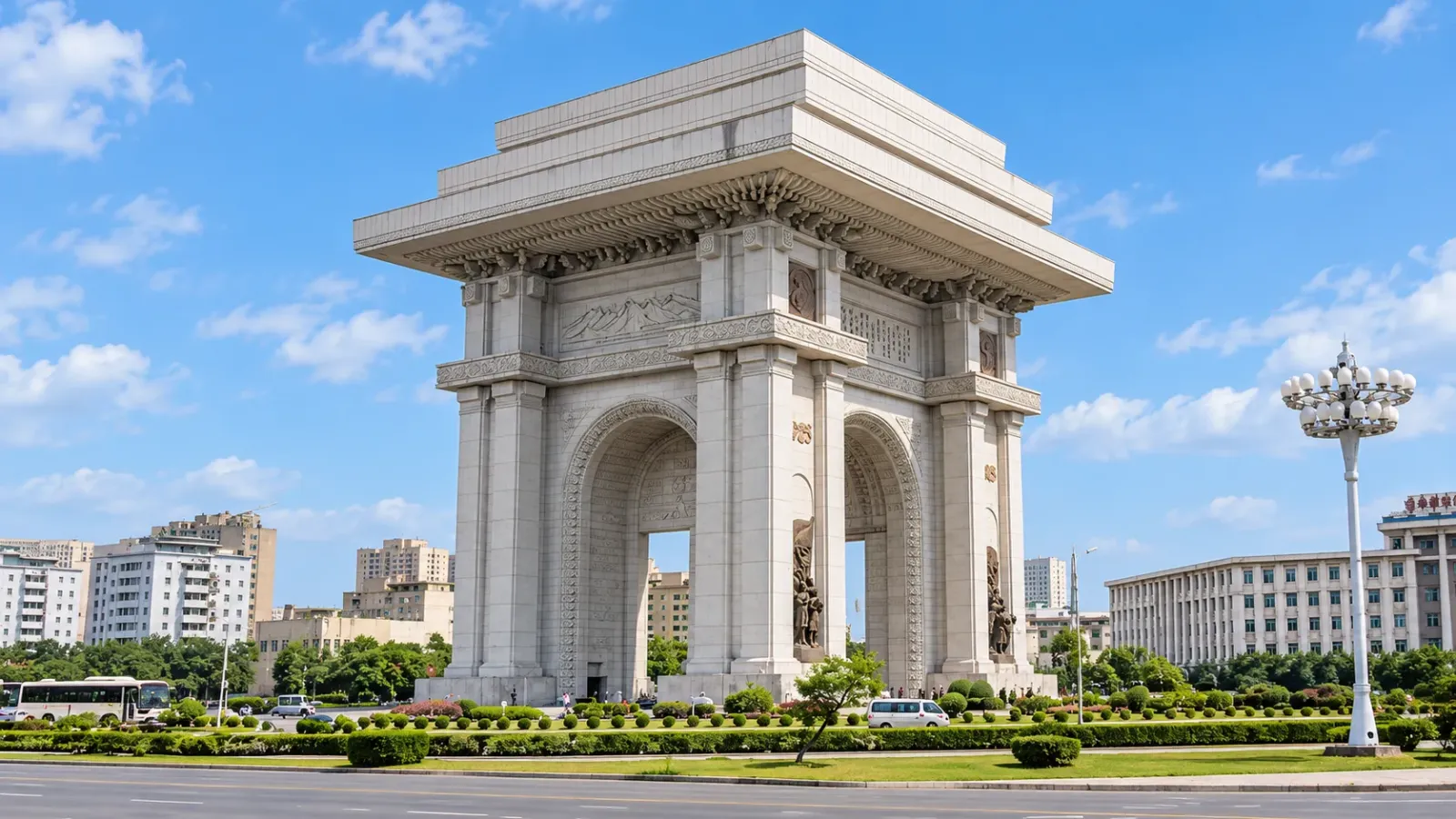 Khải Hoàn Môn bằng đá tại thủ đô Bình Nhưỡng, Triều Tiên