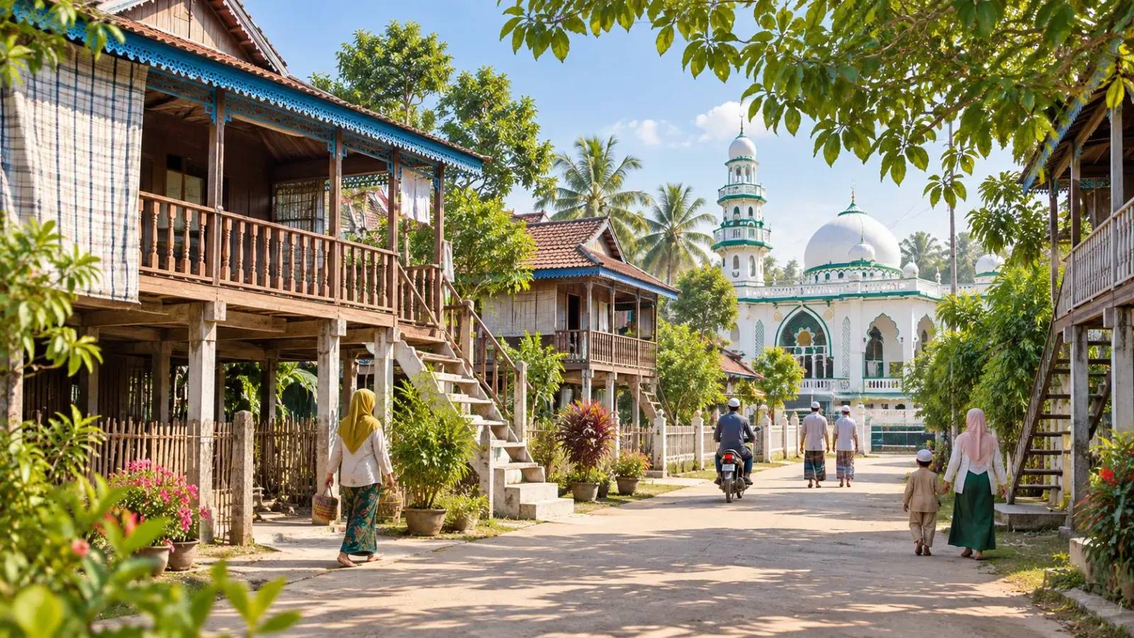 Không gian làng Chăm tại An Giang