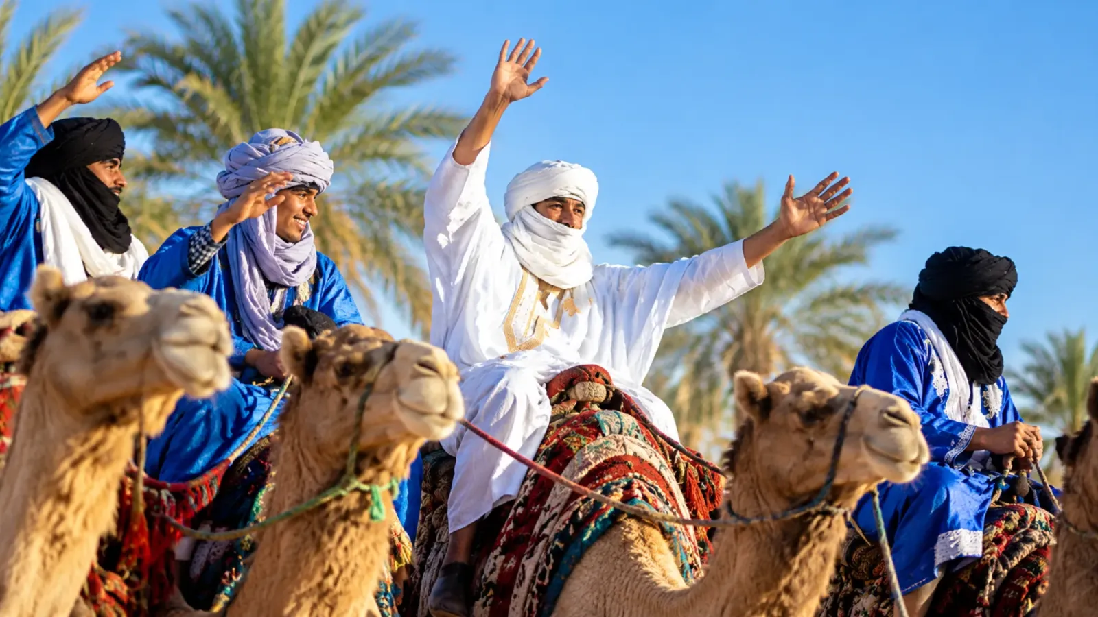 Không gian lễ hội văn hóa du mục tại M'hamid El Ghizlane ở miền nam Maroc