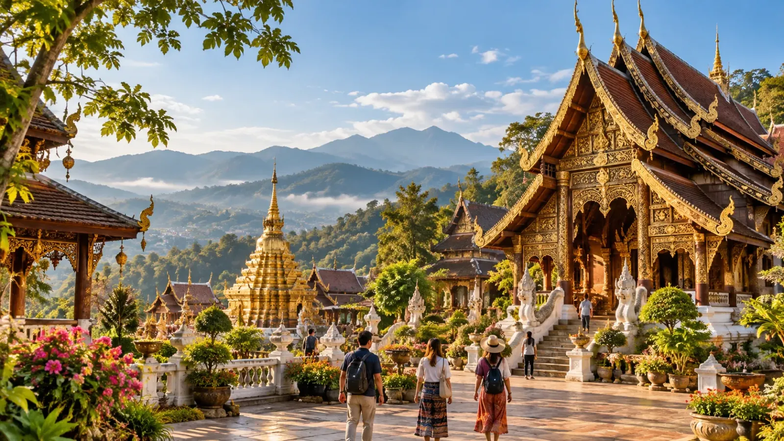 Không gian văn hóa và cảnh quan miền Bắc Thái Lan trong hành trình Chiang Mai Chiang Rai