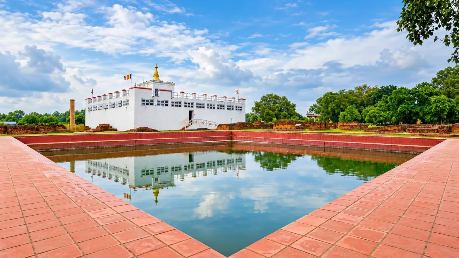 Khu đền Maya Devi và không gian di sản Phật giáo tại Lumbini Nepal