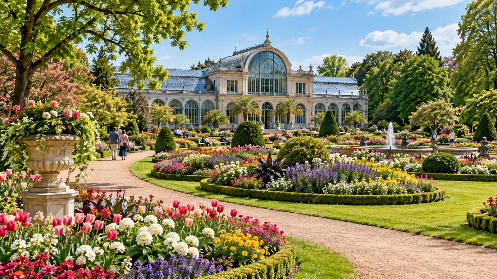 Khu vườn hoa và cảnh quan thực vật tại Flora und Botanischer Garten Köln