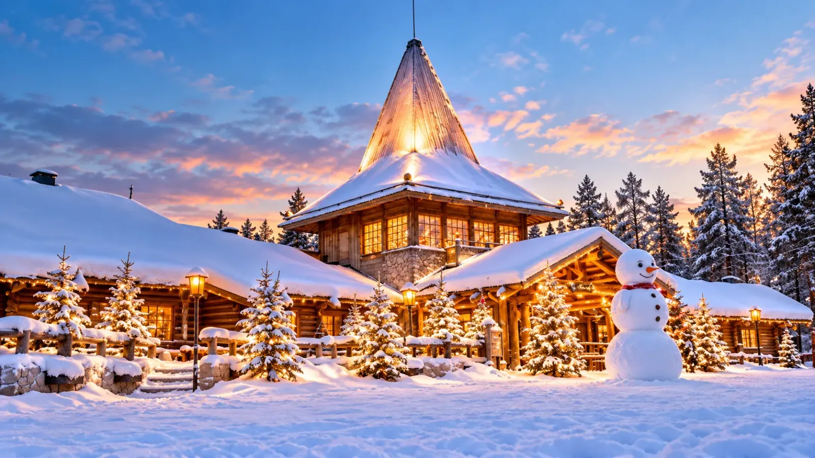 Khung cảnh mùa Giáng sinh tại Lapland ở Phần Lan