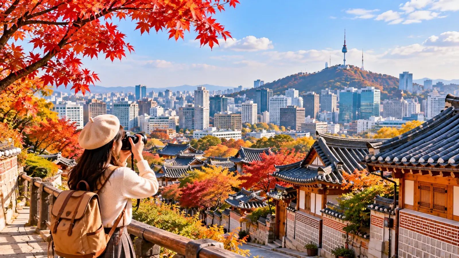 Khung cảnh Seoul và hành trình tham quan Hàn Quốc dành cho du khách Việt