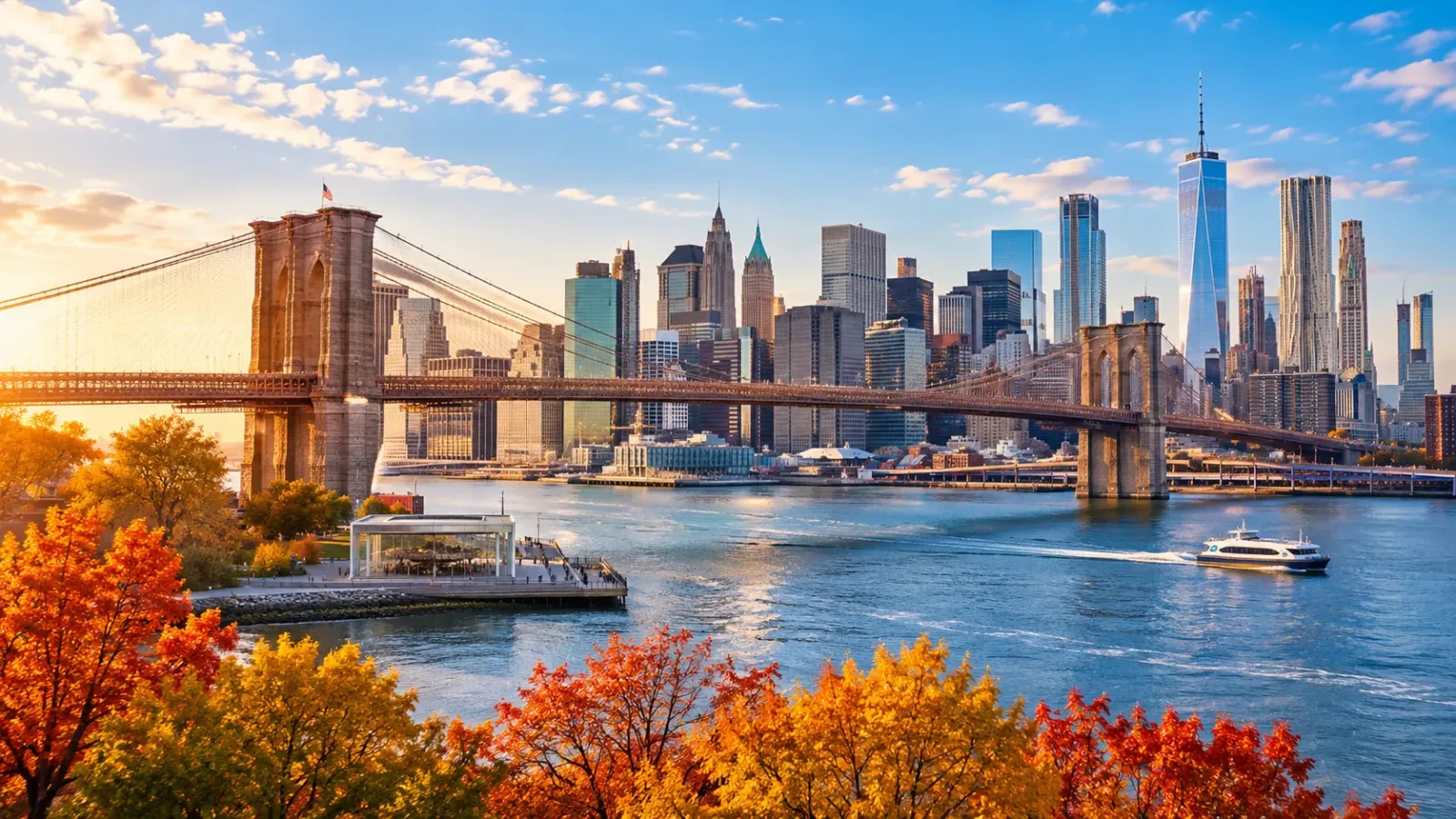 Khung cảnh thành phố New York trong hành trình du lịch Mỹ