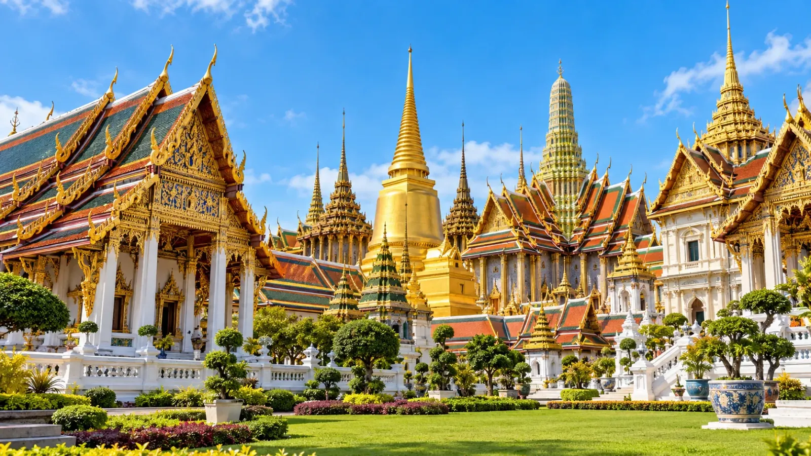 Kiến trúc Cung điện Hoàng gia tại Bangkok Thái Lan