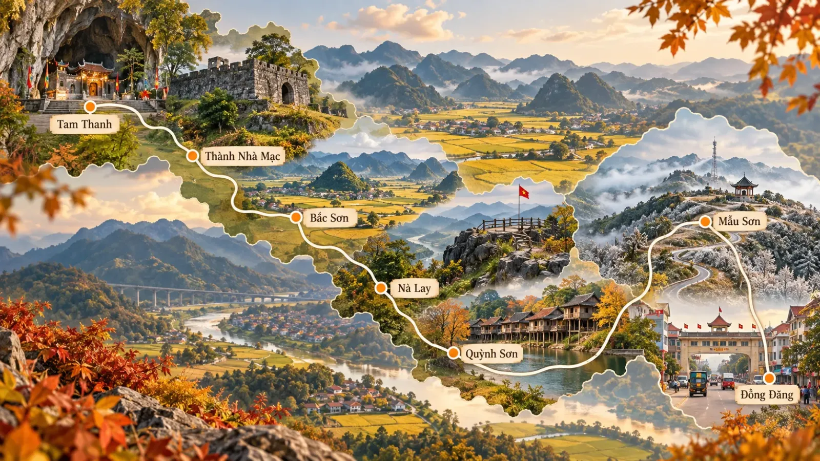 Lịch trình du lịch Lạng Sơn tự túc mùa thu 3 ngày 2 đêm