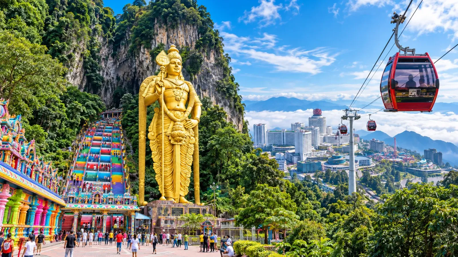 Lịch trình khám phá Kuala Lumpur Batu Caves và Genting Malaysia