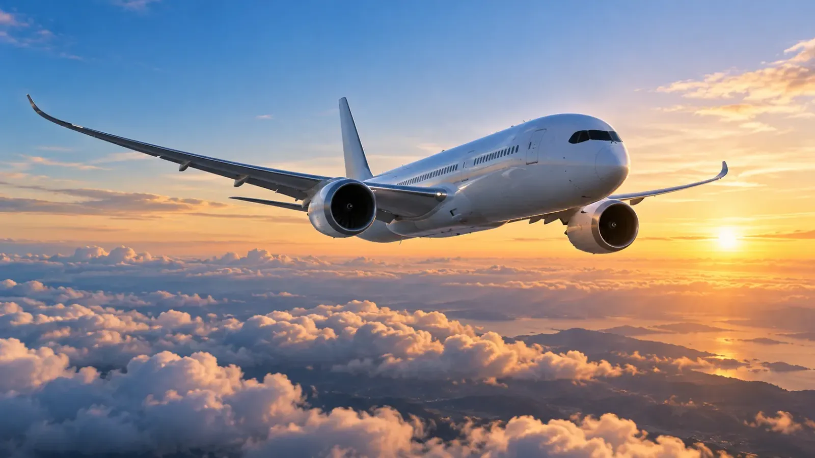 Máy bay minh họa hành trình từ Việt Nam đến Mỹ