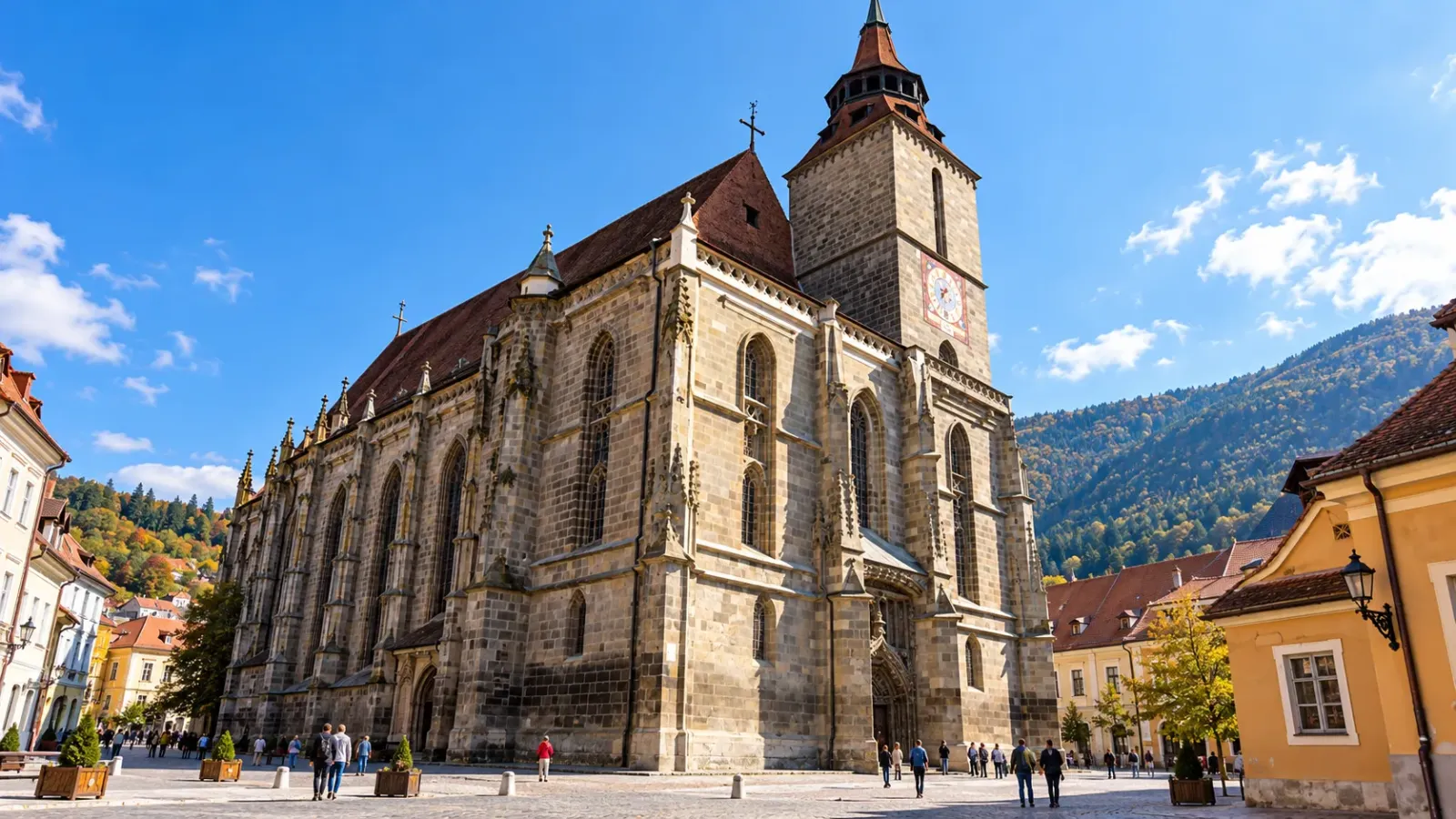Nhà thờ Đen Biserica Neagră tại thành phố Brasov, Romania