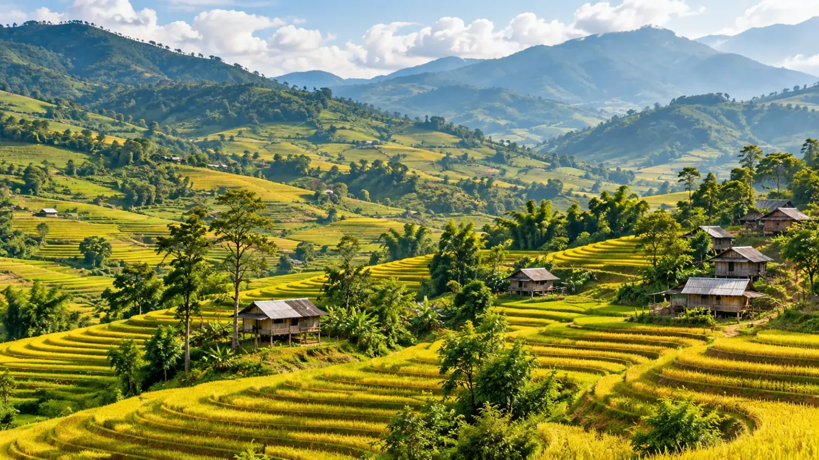 Phong cảnh vùng núi Lào Cai trong hành trình khám phá Tây Bắc
