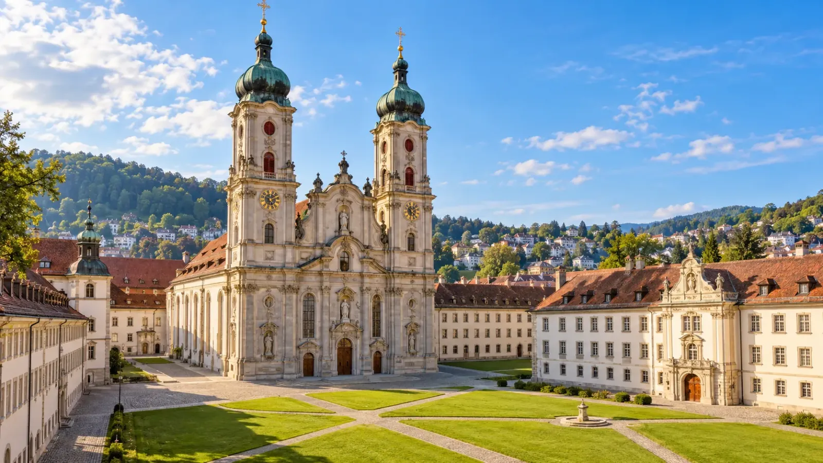 Quần thể tu viện và nhà thờ St. Gallen với kiến trúc lịch sử tại Thụy Sĩ