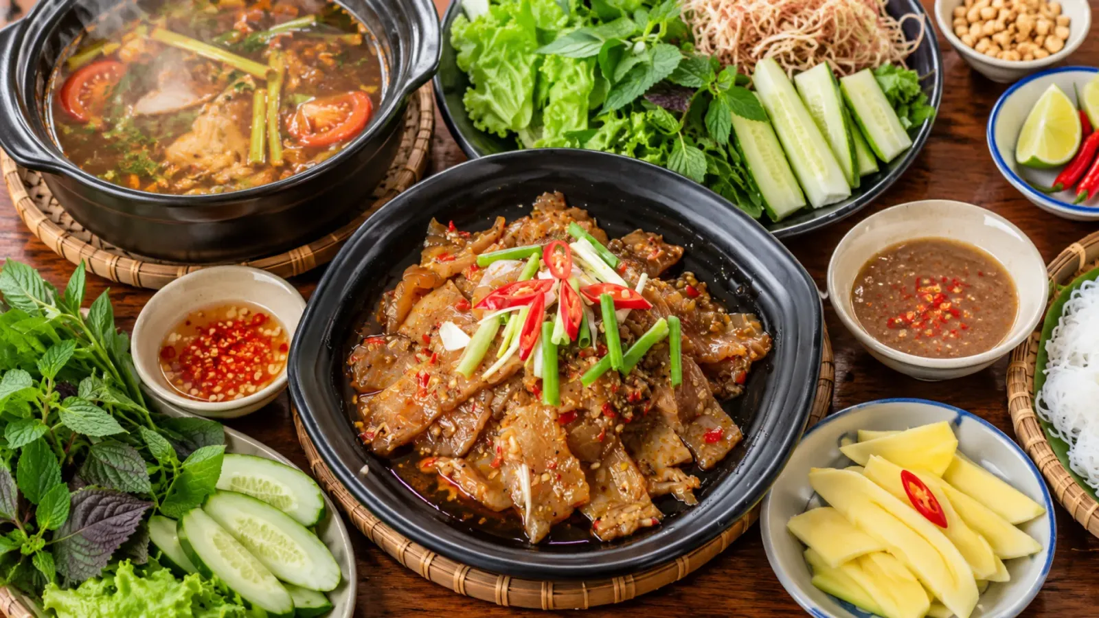 Tẩm pí lug món ăn mang hương vị đặt sắc tại đảo Bình Hưng