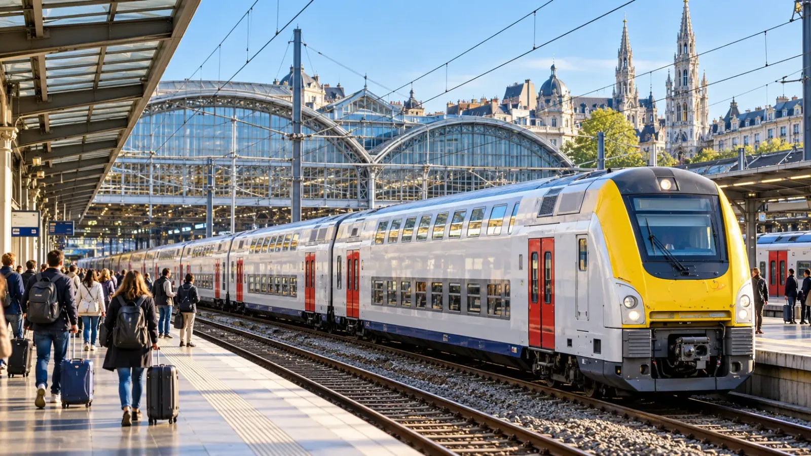 Tàu liên thành phố phục vụ hành trình tự túc giữa Brussels và các thành phố của Bỉ